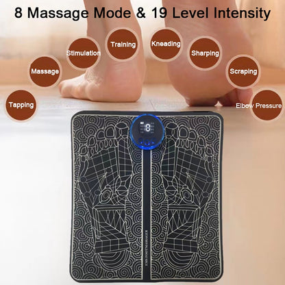 Rechargeable Electric EMS Foot Massager with 6 Modes - Pick Your Plum